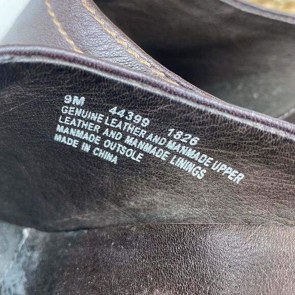 Timberland Brown Leather Slip On Mule Clog Shoe 9 - Picture 8 of 9